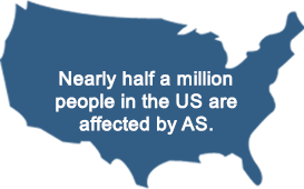 Nearly half a million people in the US are affected by AS